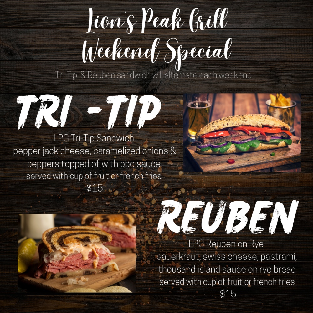 One Iron Bar weekly specials