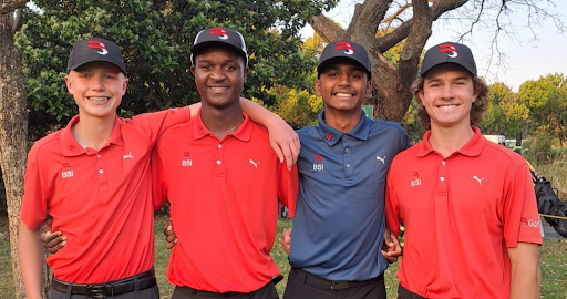 Connor Olfsen, Eric Ncube, Kaiden Chetty and Antoni Theron